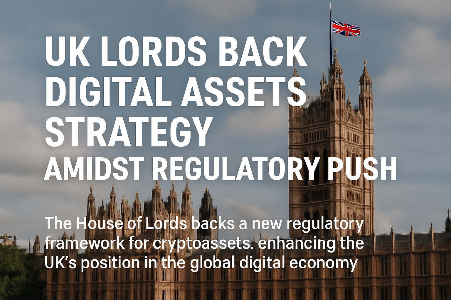UK Lords Endorse Digital Assets Regulation Strategy to Boost Crypto Market