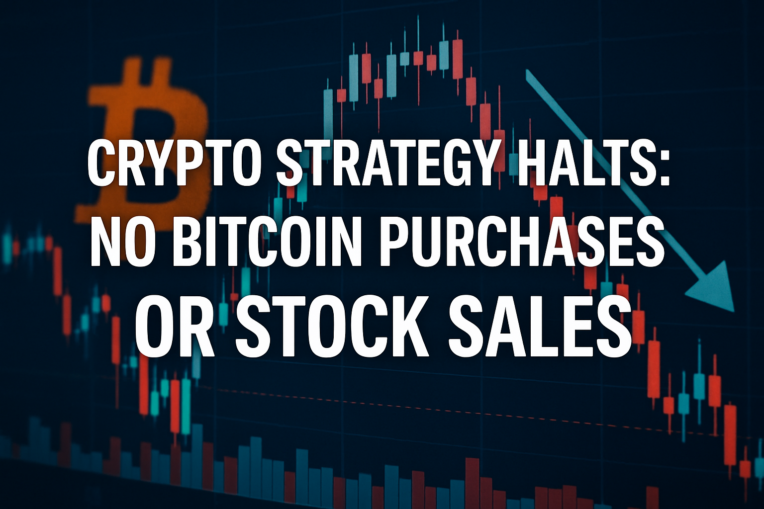 Crypto Investment Strategy Halts: No Bitcoin Purchases or Stock Sales