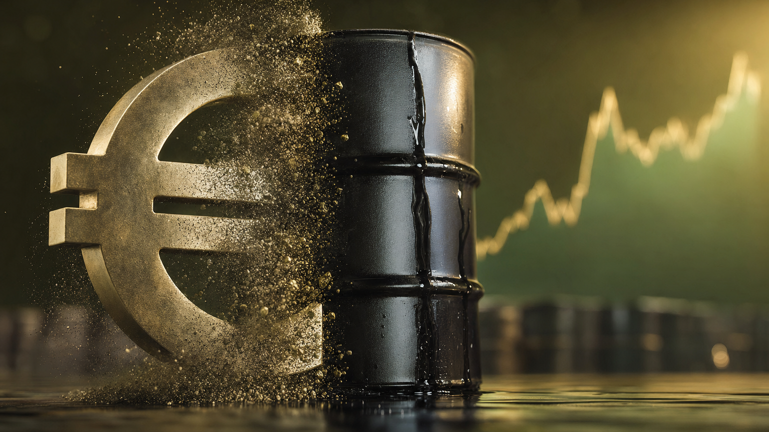 Euro Faces Fifth Consecutive Weekly Drop Due to Rising Oil Prices