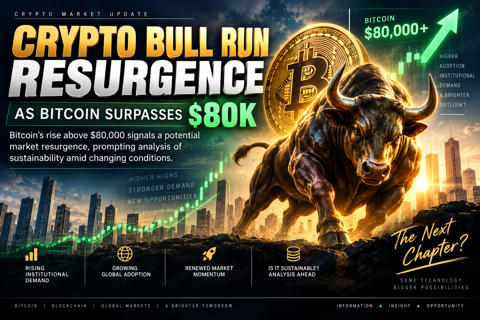 Crypto Bull Run Resurgence as Bitcoin Surpasses $80K