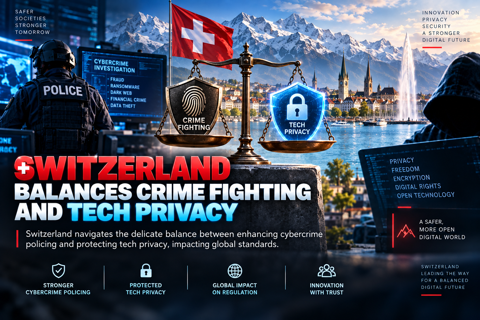 Switzerland's Balancing Act: Cybercrime and Tech Privacy
